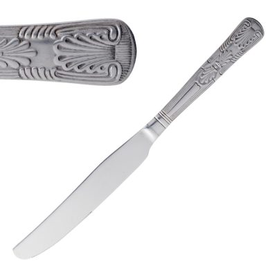 Olympia Kings Solid Handle Table Knife (Pack of 12)