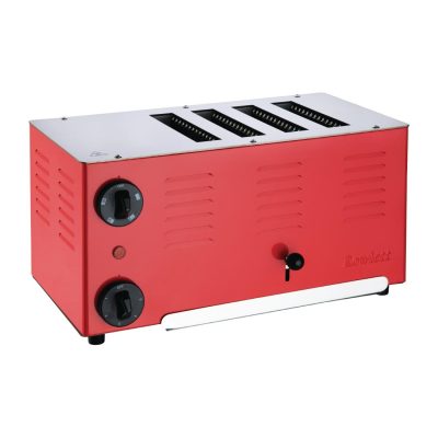 Rowlett Regent 4 Slot Toaster Red