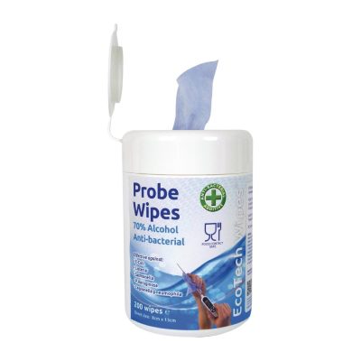 EcoTech Disinfectant Probe Wipes Mini Tub (200 Pack)