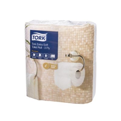 Tork Extra Soft Premium Toilet Paper 3-Ply 20.4m (Pack of 40)