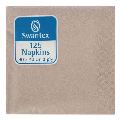 Compostable Kraft Dinner Napkins 400mm (Pack of 2000)