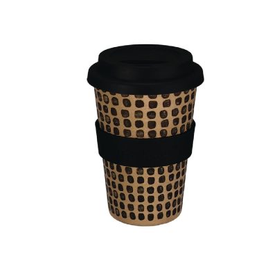 Huskup Rice Husk Compostable Reusable Coffee Cup Pebbles 14oz