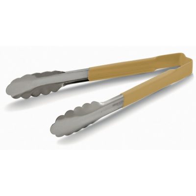 Vollrath Tan Utility Grip Kool Touch Tong 9″
