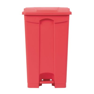 Jantex Kitchen Pedal Bin Red 87Ltr