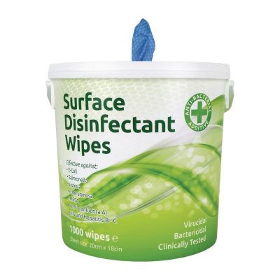 EcoTech Disinfectant Surface Wipes Bucket (1000 Pack)
