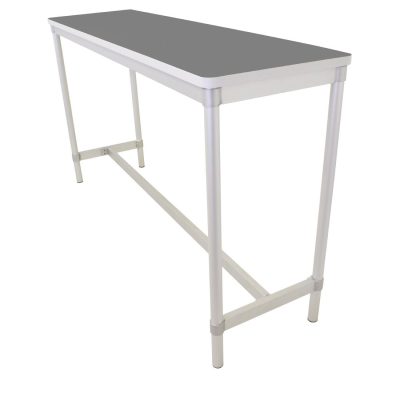 Gopak Enviro Indoor Storm Grey Rectangle Poseur Table 1200mm