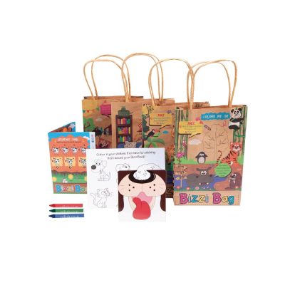 Crafti’s Kids Recycled Kraft Bizzi Activity Bags (Pack of 200)