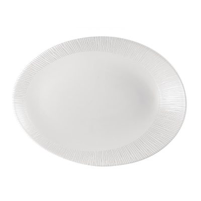 Churchill Bamboo Oval Plate 350 x 267mm (Pack of 12)