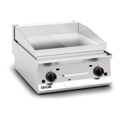 Lincat Opus 800 Half Ribbed Natural Gas Griddle OG8201/R/N