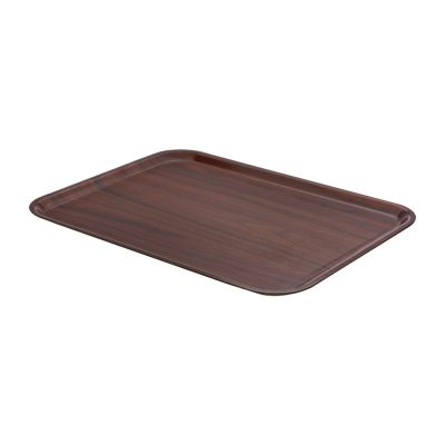 Cambro Mykonos Laminate Canteen Tray Walnut 430mm