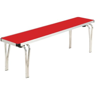 Gopak Contour Stacking Bench Red 4ft