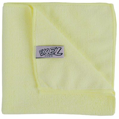 Jantex Microfibre Cloths Yellow (Pack of 5)