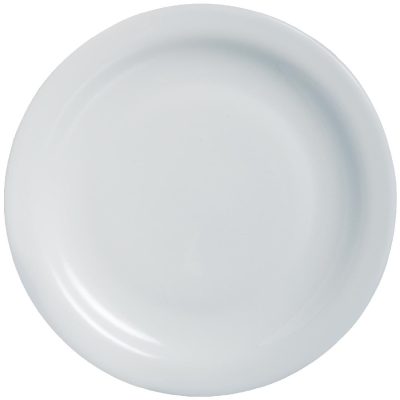 Arcoroc Opal Hoteliere Narrow Rim Plates 236mm (Pack of 6)