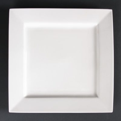 Olympia Lumina Square Plates 265mm (Pack of 4)