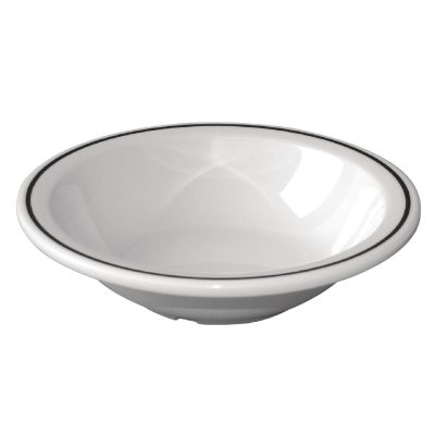 Olympia Kristallon Black Band Melamine Bowls 150mm (Pack of 12)