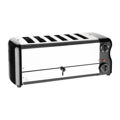 Rowlett Esprit 6 Slot Toaster Jet Black