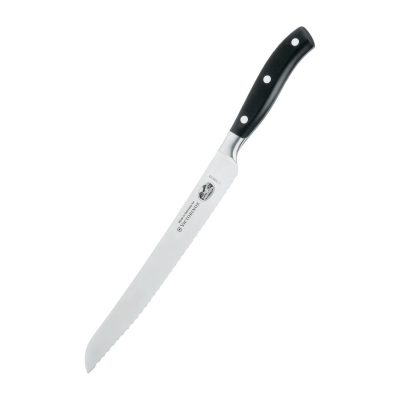 Victorinox Fully Forged Bread Knife Serrated Edge Black 23cm