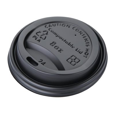 Fiesta Green Compostable Coffee Cup Lids 225ml / 8oz (Pack of 1000)