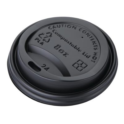 Fiesta Green Compostable Coffee Cup Lids 225ml / 8oz (Pack of 50)