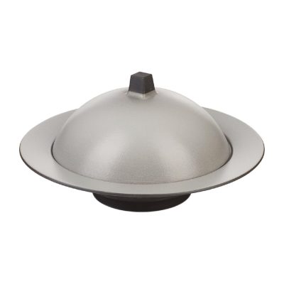 Revol Equinoxe Deep Plate and Cloche Set Pepper Grey