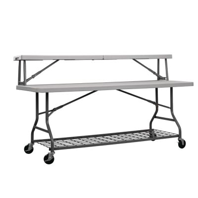 ZOWN Buffet Table Top Shelf 1840mm Grey