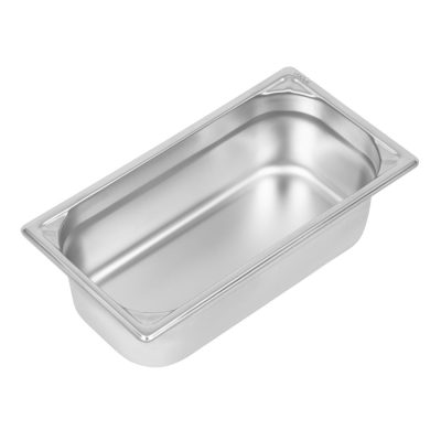 Vogue Heavy Duty Stainless Steel 1/3 Gastronorm Pan 100mm