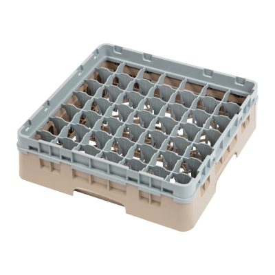 Cambro Camrack Beige 49 Compartments Max Glass Height 92mm