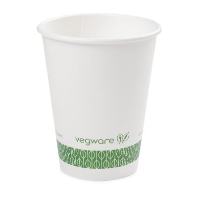 Vegware Compostable Coffee Cups Single Wall 340ml / 12oz (Pack of 1000)