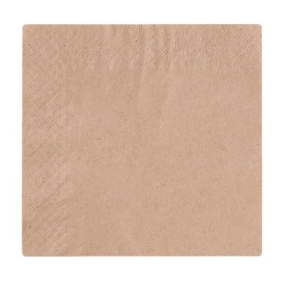 Vegware Compostable Unbleached Cocktail Napkins 240mm (Pack of 4000)