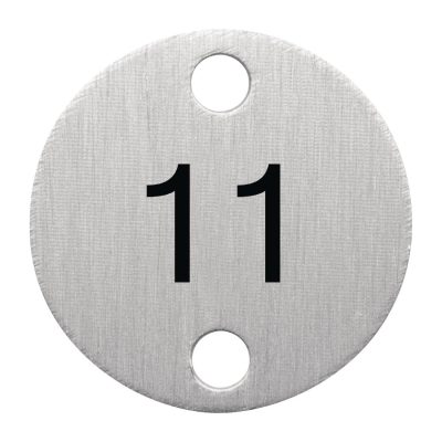 Bolero Table Numbers Silver (11-15)