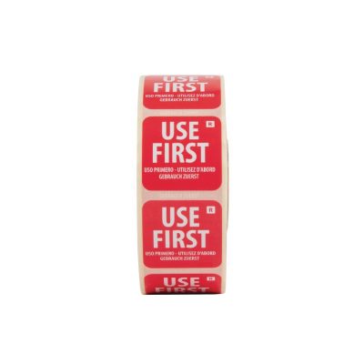 Vogue Removable Use First Labels (Pack of 1000)