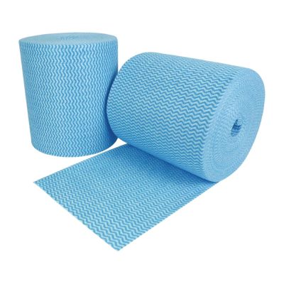 EcoTech Envirowipe Antibacterial Compostable Cleaning Cloths Blue (Roll of 2 x 250)