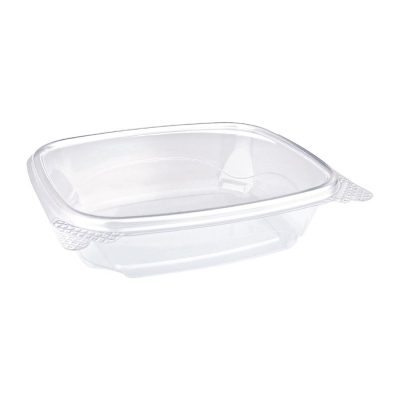 Fiesta Green Compostable PLA Hinged-Lid Deli Containers 682ml / 24oz (Pack of 200)