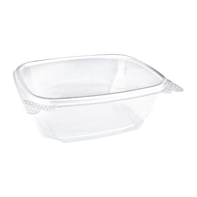 Fiesta Green Compostable PLA Hinged-Lid Deli Containers 910ml / 32oz (Pack of 200)