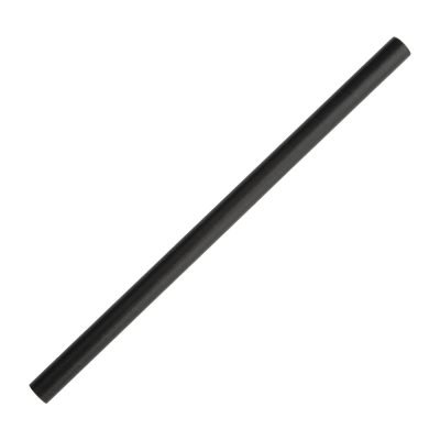 Fiesta Green Compostable Paper Smoothie Straws Black (Pack of 250)