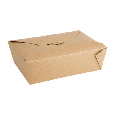 Fiesta Green Compostable Paperboard Food Cartons 1800ml / 63oz (Pack of 200)