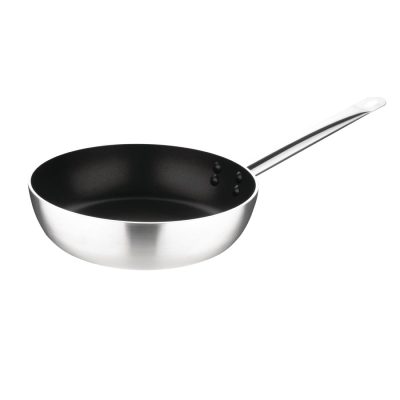 Vogue Non-stick Teflon Aluminium Induction Platinum Plus Sauté Pan 280mm