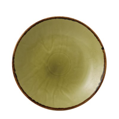 Dudson Harvest Deep Coupe Plates Green 255mm (Pack of 12)