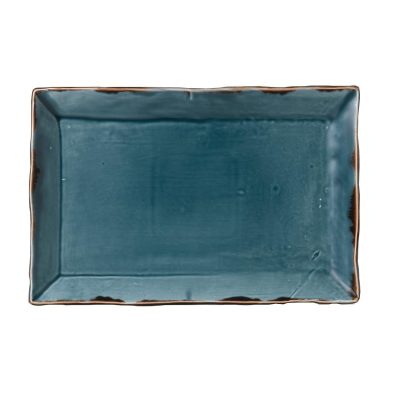 Dudson Harvest Rectangular Trays Blue 192 x 284mm (Pack of 6)