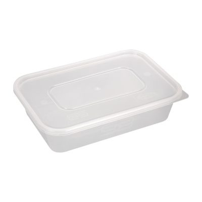 Premium Takeaway Food Containers With Lid 500ml / 18oz (Pack of 250)