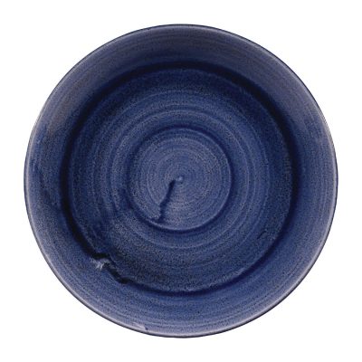 Churchill Stonecast Patina Coupe Plates Cobalt 260mm (Pack of 12)