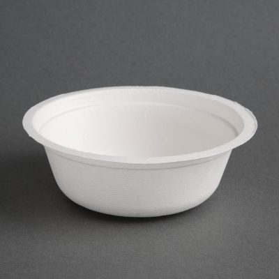 Fiesta Green Compostable Bagasse Bowls Round 12oz (Pack of 50)