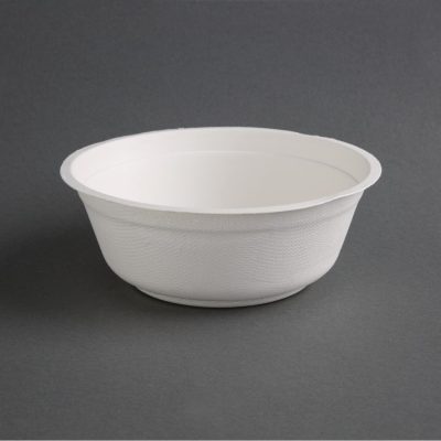 Fiesta Green Compostable Bagasse Bowls Round 32oz (Pack of 50)