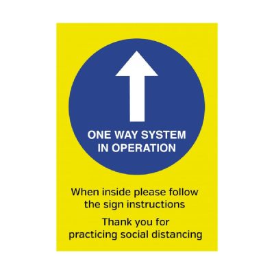 One Way System In Operation Poster A4