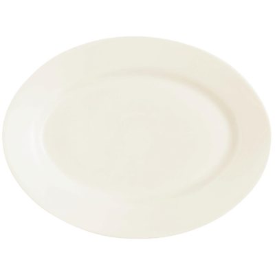 Arcoroc Zenix Intensity Wide Rim Oval Platters 350mm (Pack of 12)