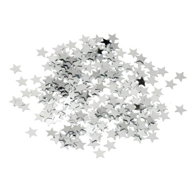 Silver Star Confetti (Pack of 12)