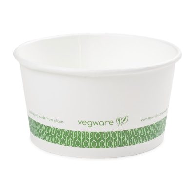 Vegware Compostable Hot Food Pots 340ml / 12oz (Pack of 500)