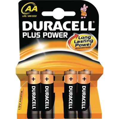 Duracell AA Batteries (Pack of 4)