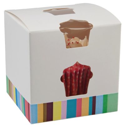 Colpac Single-Cavity Cupcake Boxes (Pack of 10)