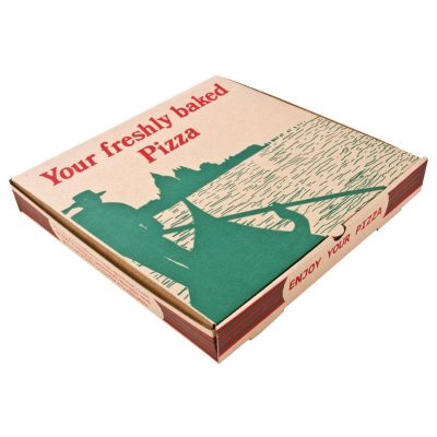 Compostable Printed Pizza Boxes 12″ (Pack of 100)